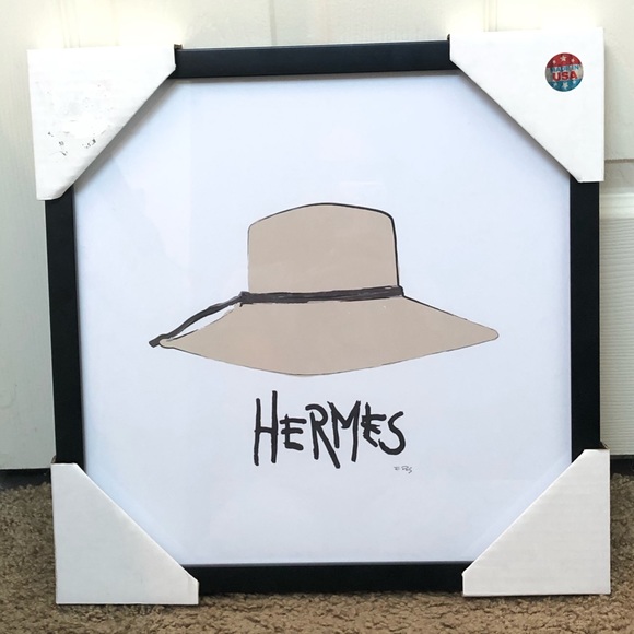 Hermes Other - *SOLD* Hermès Fairchild Paris Framed Wall Art